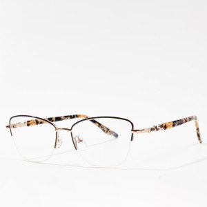 Niaj hnub nimno Tsim Hlau Optical Women Eyeglasses Frames