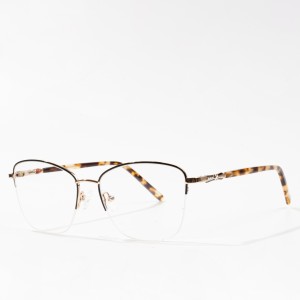 High quality designer eyeglasses frames metal optical glasses