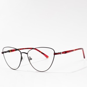 Ffrâm Eyeglasses Optegol Merched Customize Metal Eyeglasses