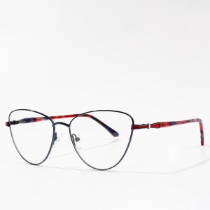 Ffrâm Eyeglasses Optegol Merched Customize Metal Eyeglasses