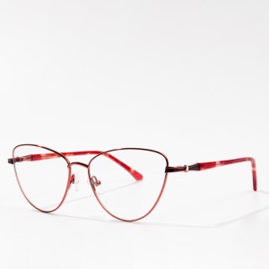 Ffrâm Eyeglasses Optegol Merched Customize Metal Eyeglasses