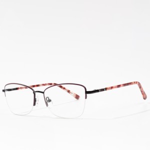 Metal Glasses Optical Eyeglasses Frame Womens