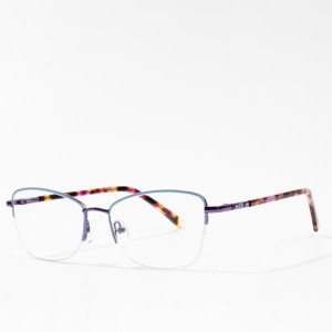 glainneachan meatailt frèam eyeglasses optigeach boireannaich