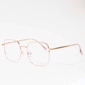 Occhiali vintage classici con montatura per lenti piatte miopia ottica