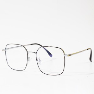 Classique Vintage lunettes cadre lentille plate myopie optique