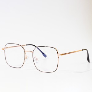 Gafas clásicas vintage montura lente plana miopía óptica