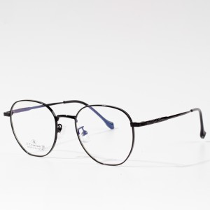 Hipsterskie okulary z metalową ramką Young Blue Light blokujące okulary