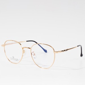 Hipsterskie okulary z metalową ramką Young Blue Light blokujące okulary