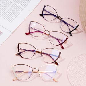 Innovative metal glasses new design eyewear for ladies