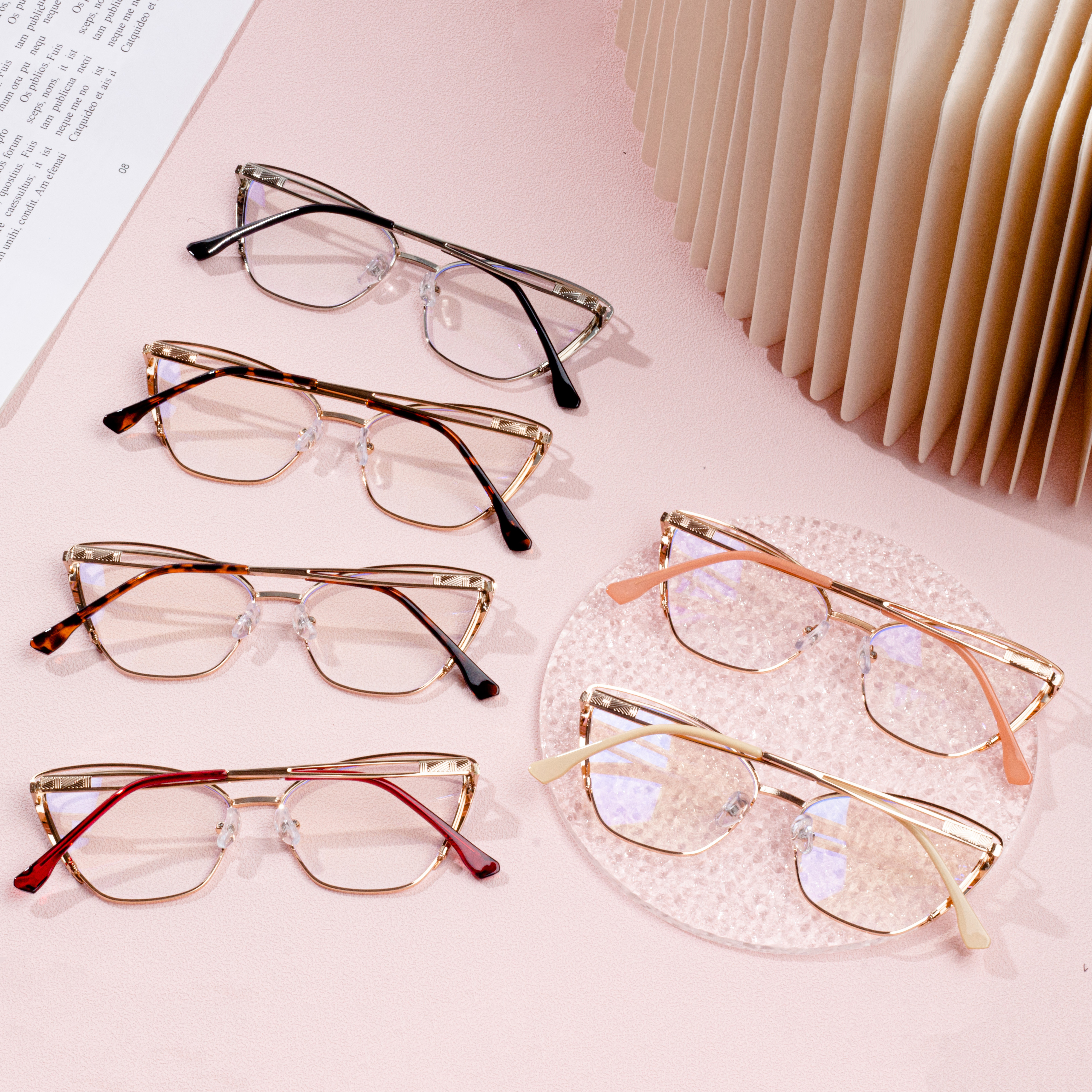 Optical Frame Metal Glasses For Women High Quality Eyeglasses