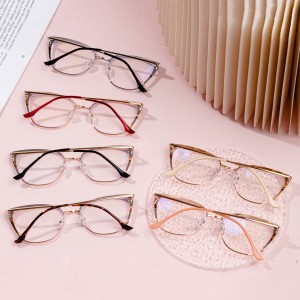 Metal Optical Eyeglasses Women  Lens Vintage