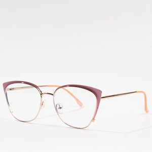 Metal Optical Eyeglasses Women  Lens Vintage