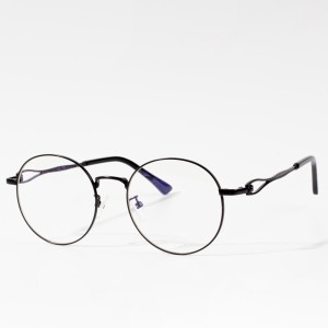 metal optical glasses frames blue light blocking glasses