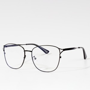 New Metal Optical Frames Anti Blue Light Blocking Glasses ສໍາລັບແມ່ຍິງ