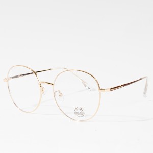 Babaye nga Metal Frame Eyeglasses Retro Round