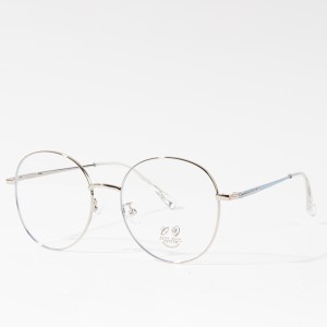 Babaye nga Metal Frame Eyeglasses Retro Round