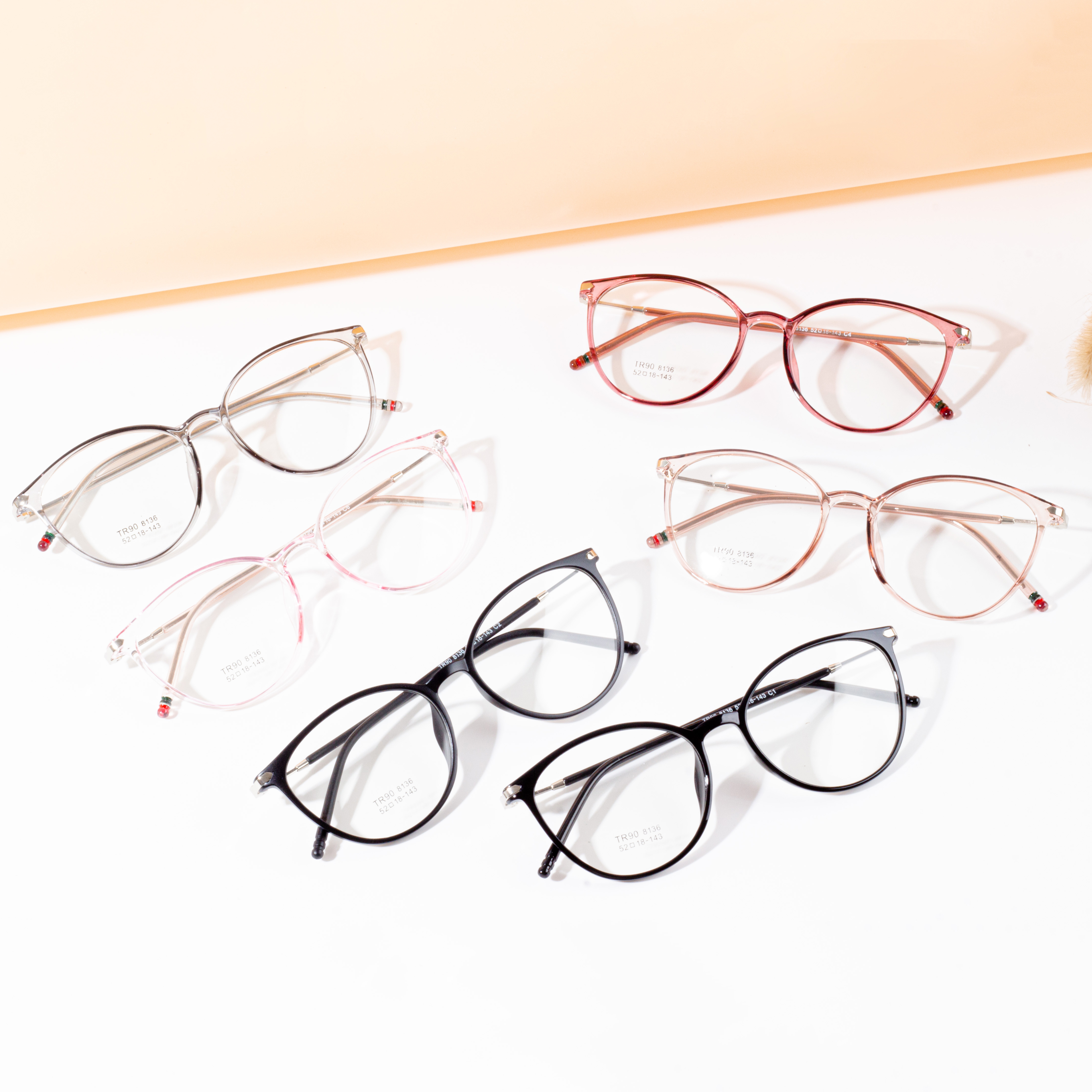 Classic TR Round Optical Frames Anti Bluelight Blue