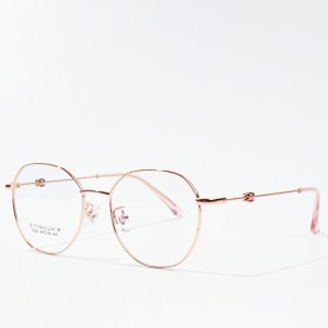 Nyeste Titanium Frame Eyeglasses Cute Cartoon Optical Frames