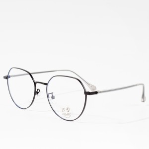 Lunettes de mode Lunettes anti-lumière bleue en métal pour adultes