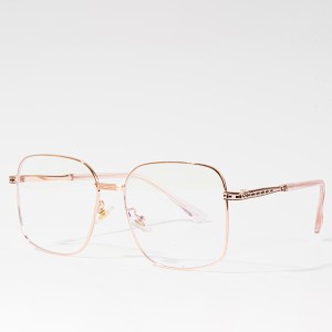 Stock Fashion Metal High Quality Logo Eyeglasses Frames