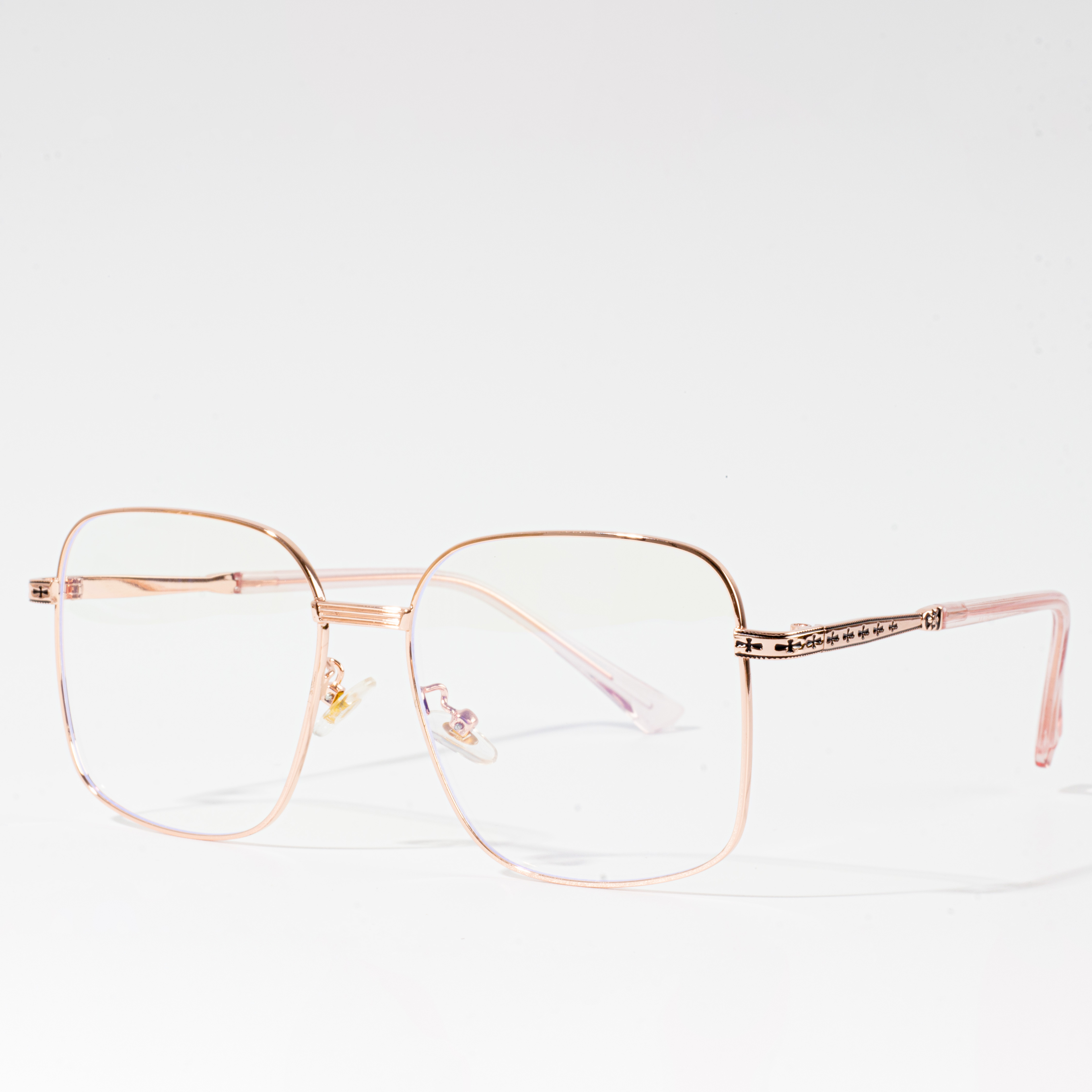 Stoc Fashion Metal Suaicheantas Àrd-inbhe Eyeglasses Frames