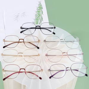 Round Circle Clear Lens Women Designer eyeglass optical frame