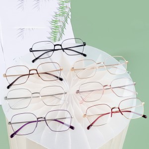 Modebrille Vroue optiese metaalrame brille Groothandel