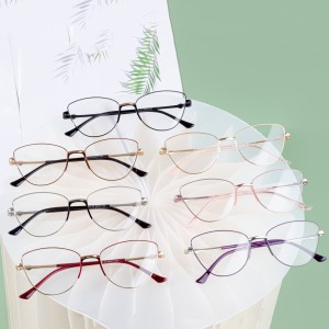 Lightweight Stainless Optical Frame Women Metal Glasses