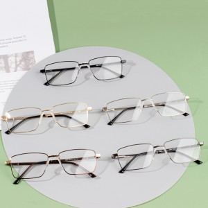 Factory Direct Sale Fashionable New Design Men Metal Eyeglasses