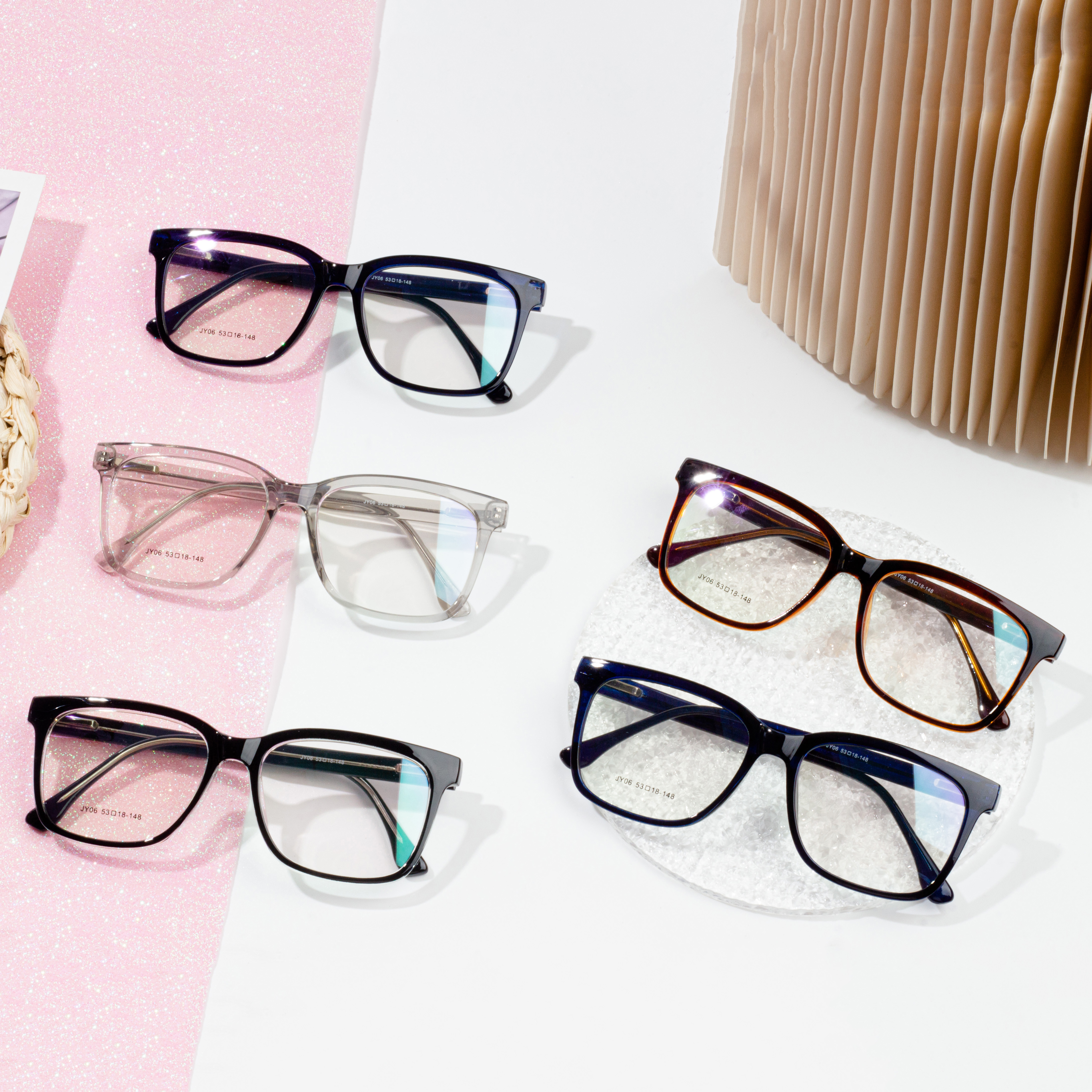 Retro Thick Frame Eyeglasses Promotional Branded