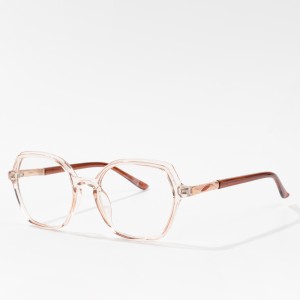 Transparent Tr90 Frames Optical Glasses Clear Lens Flexible Tr Eyeglasses