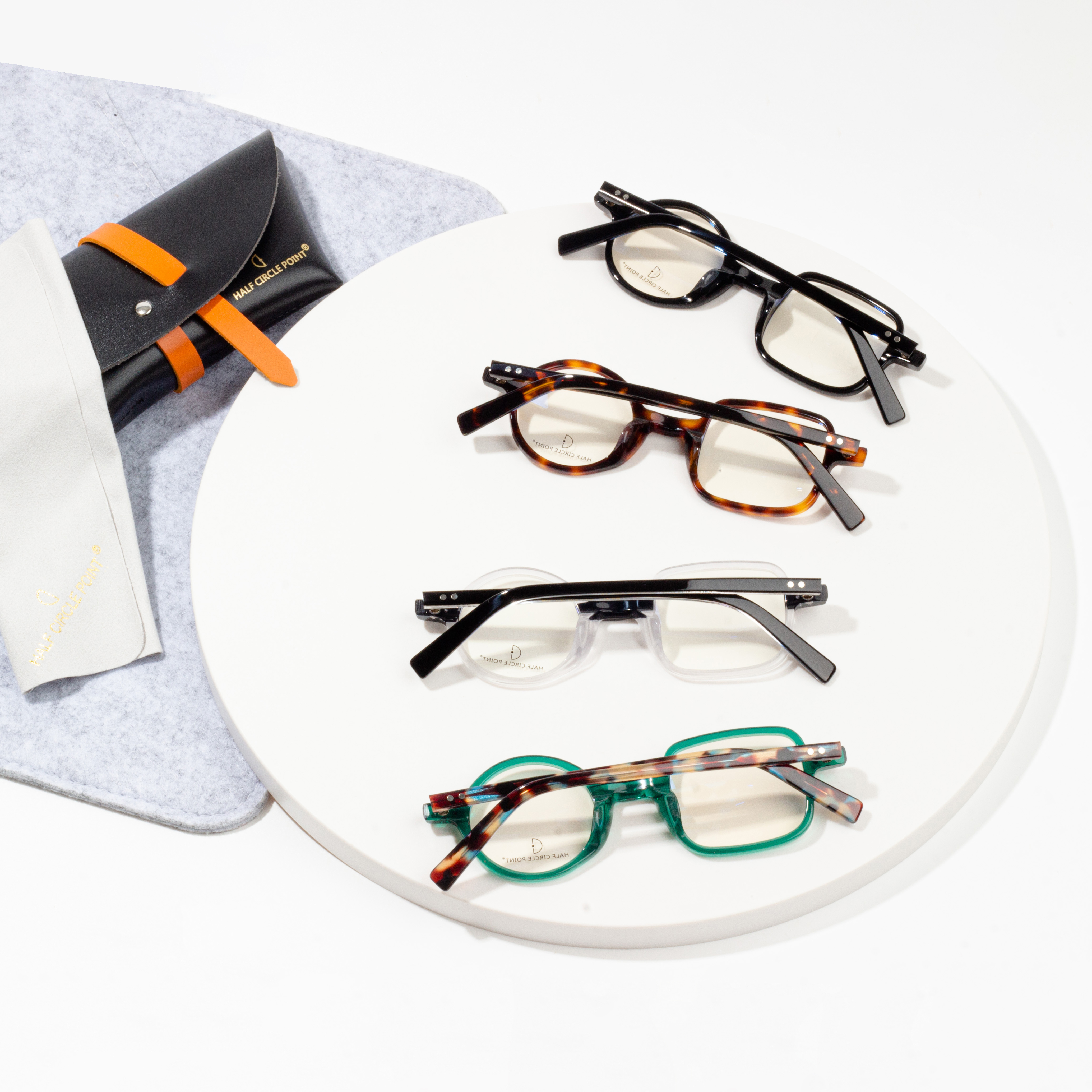 Retro Thick Frame Eyeglasses