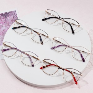 Wholesale New Fashion Women Blue Light Glasses Metal