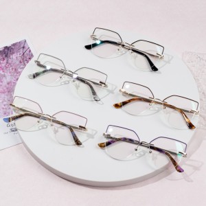 light weight eyewear blue filter metal glasses