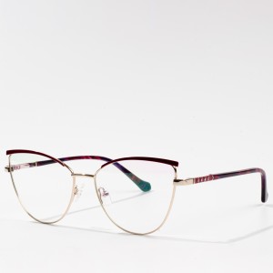 New Fashion Cat Eye Metal Frames Occhiali ottici