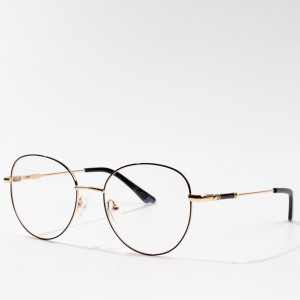 Metal Trendy Two-tone Glasses