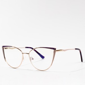 Hoogwaardige optische metalen frames Cat Eye