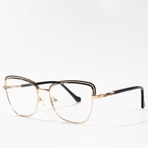 New Metal Optical Glasses Frames Women