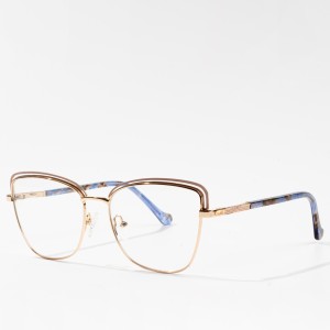 New Metal Optical Glasses Frames Women