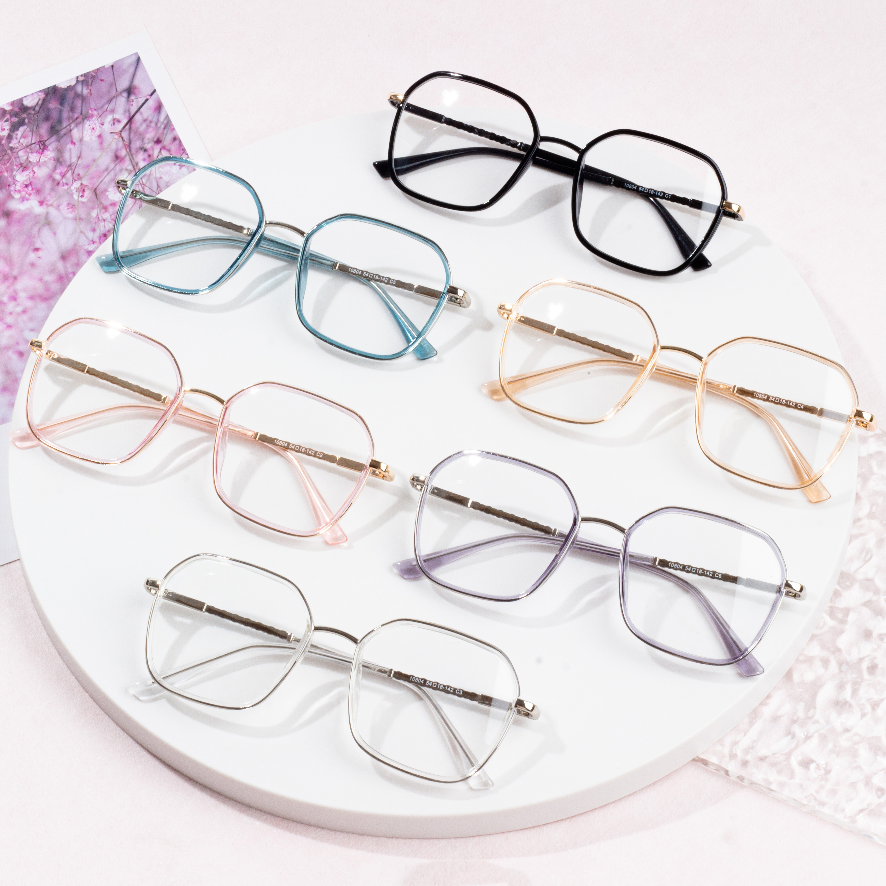 Square Eyeglasses Myopia Optical Eyewear