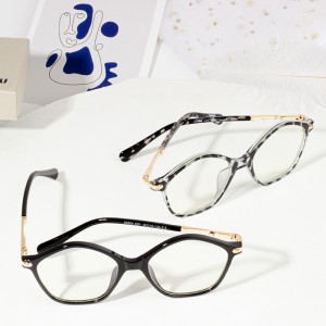 clear eyeglass frames women IP plating