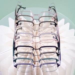 Fashionable Optical Lens Glasses Metal Frames para sa unisex