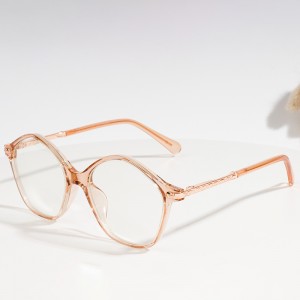 clear eyeglass frames women IP plating