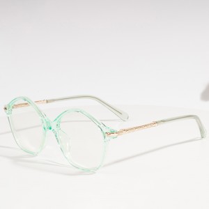 clear eyeglass frames women IP plating