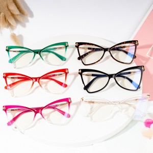 usine de montures de lunettes design œil de chat coloré