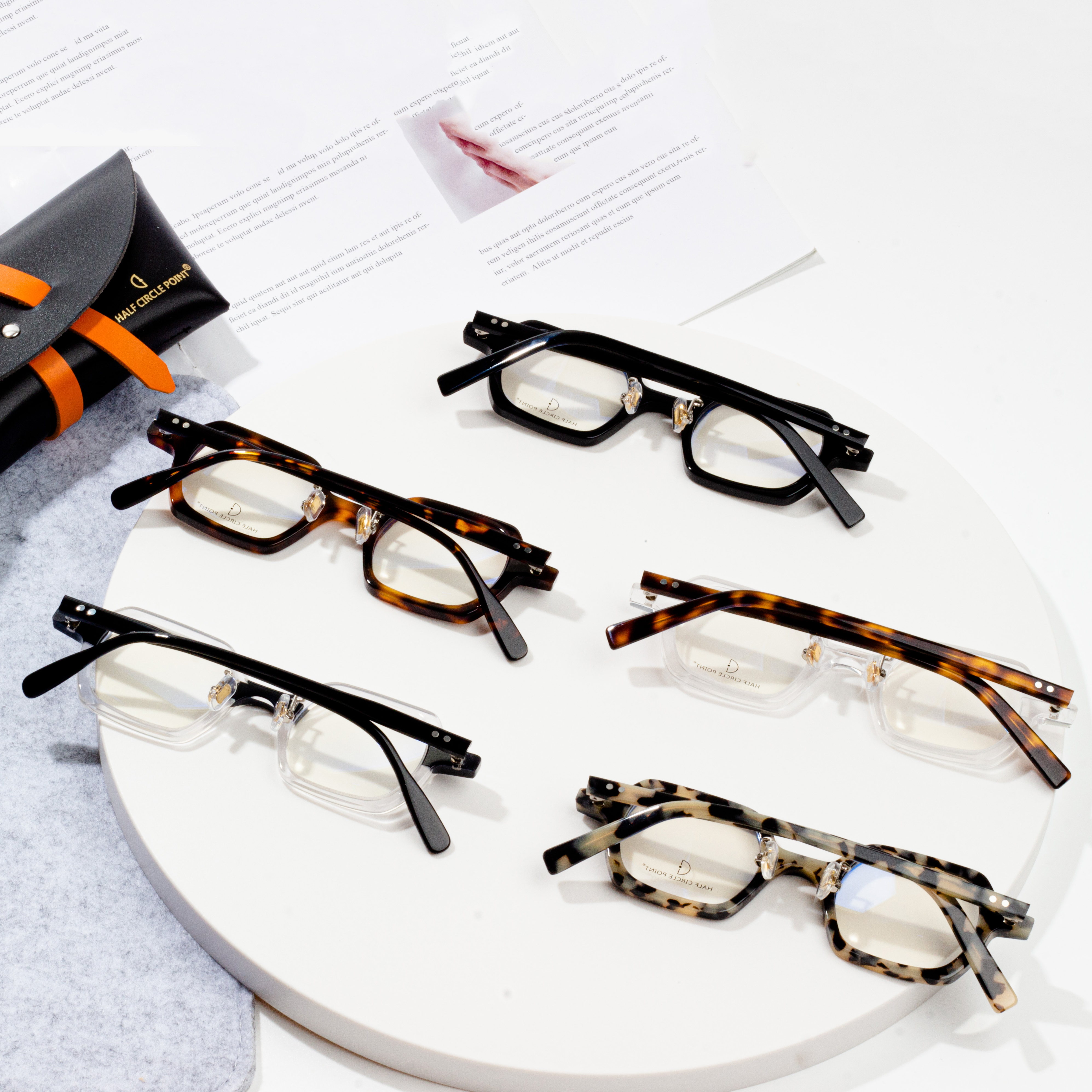 Mote kvinner Acetate Tortoiseshell Brilleinnfatning