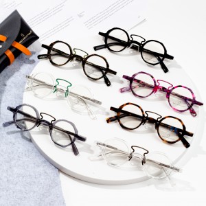 Frèam glainneachan optigeach acetate àrd-inbhe airson unisex