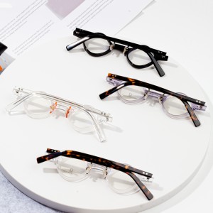 Iiglasi ze-Acetate zamehlo ze-Optical Eyeglasses Frames