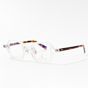 Ejiji Ụmụ nwanyị Acetate Tortoiseshell Glass Frame