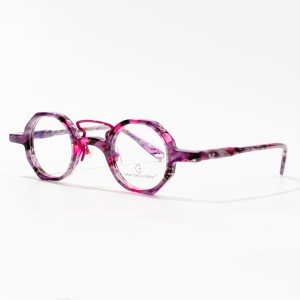 Ikhwalithi ephezulu ye-Acetate Optical Glasses Frames ye-unisex